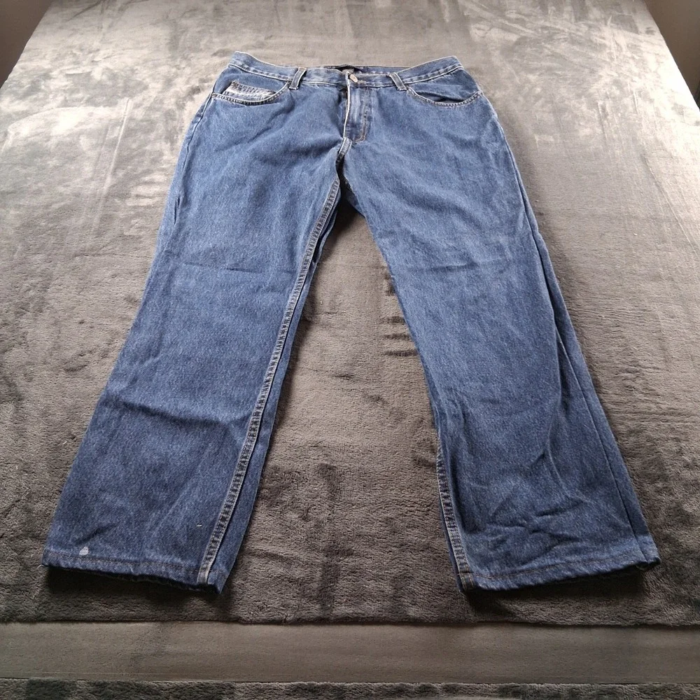 US Polo Assn Jeans Mens 36x28 Blue Straight Leg Medium Wash Denim 3072